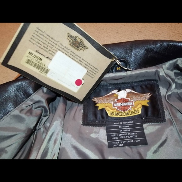 Harley Davidson Leather Jacket - Brand New - Picture 5 of 6